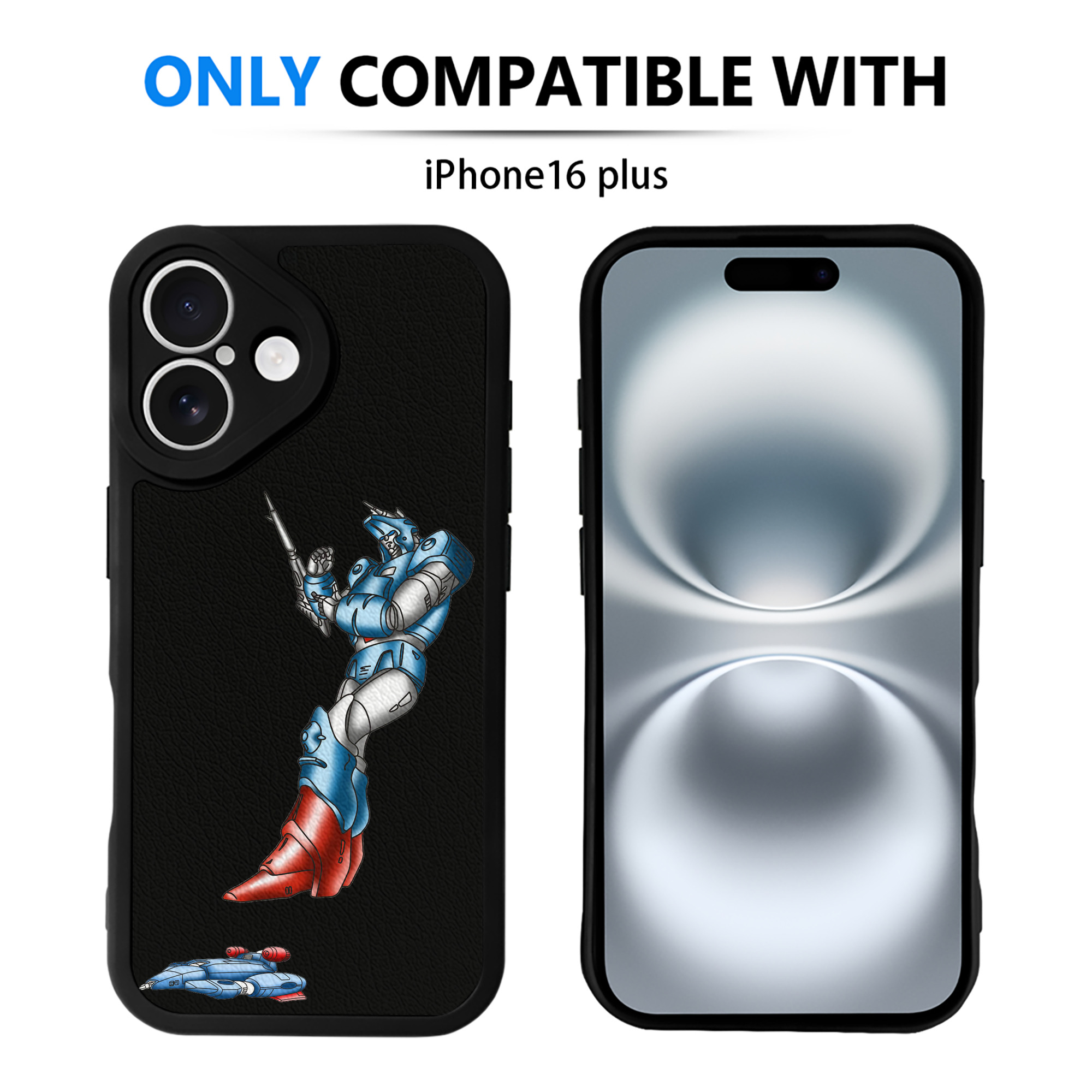 （画像用）  【iPhone 16シリーズ対応】シリコンスマホケース（レザー調） 材質：シリコン